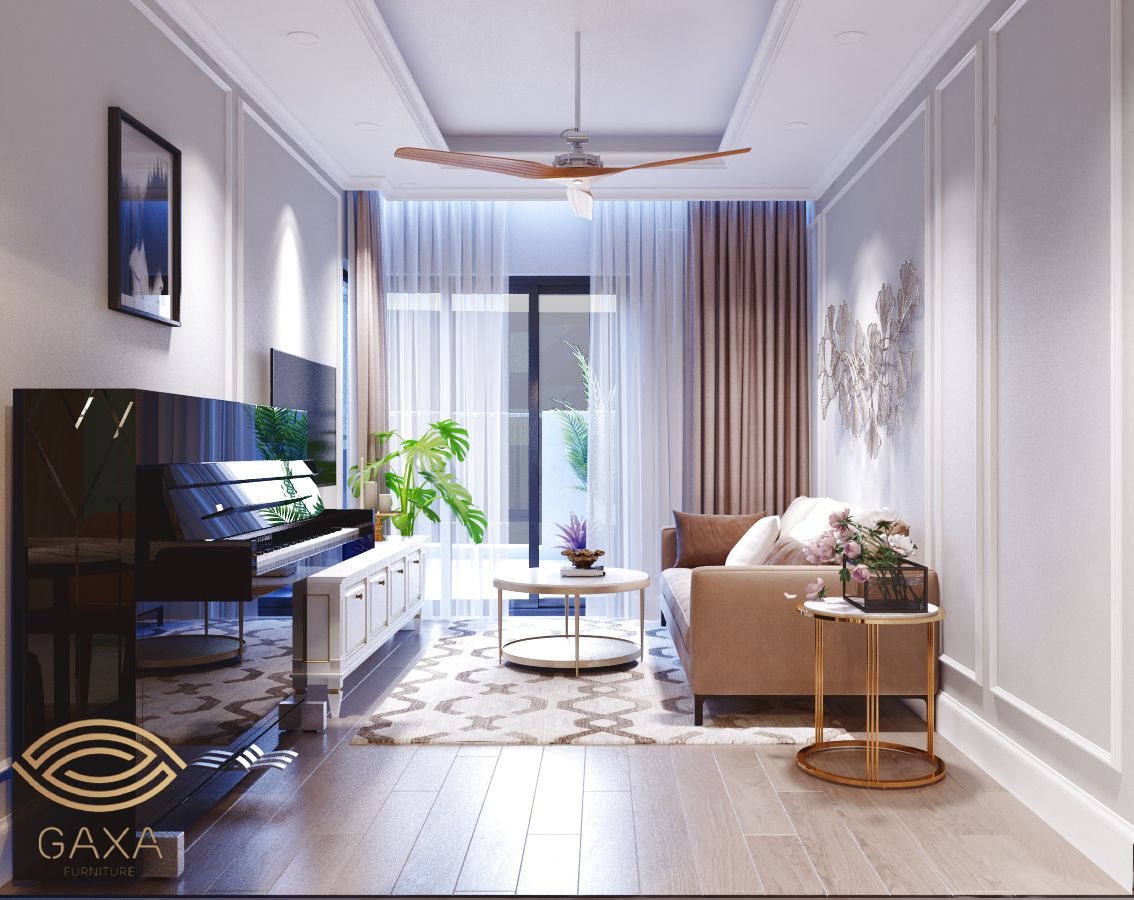 Thiết kế nội thất căn hộ Emerald - Celadon City 70 m2